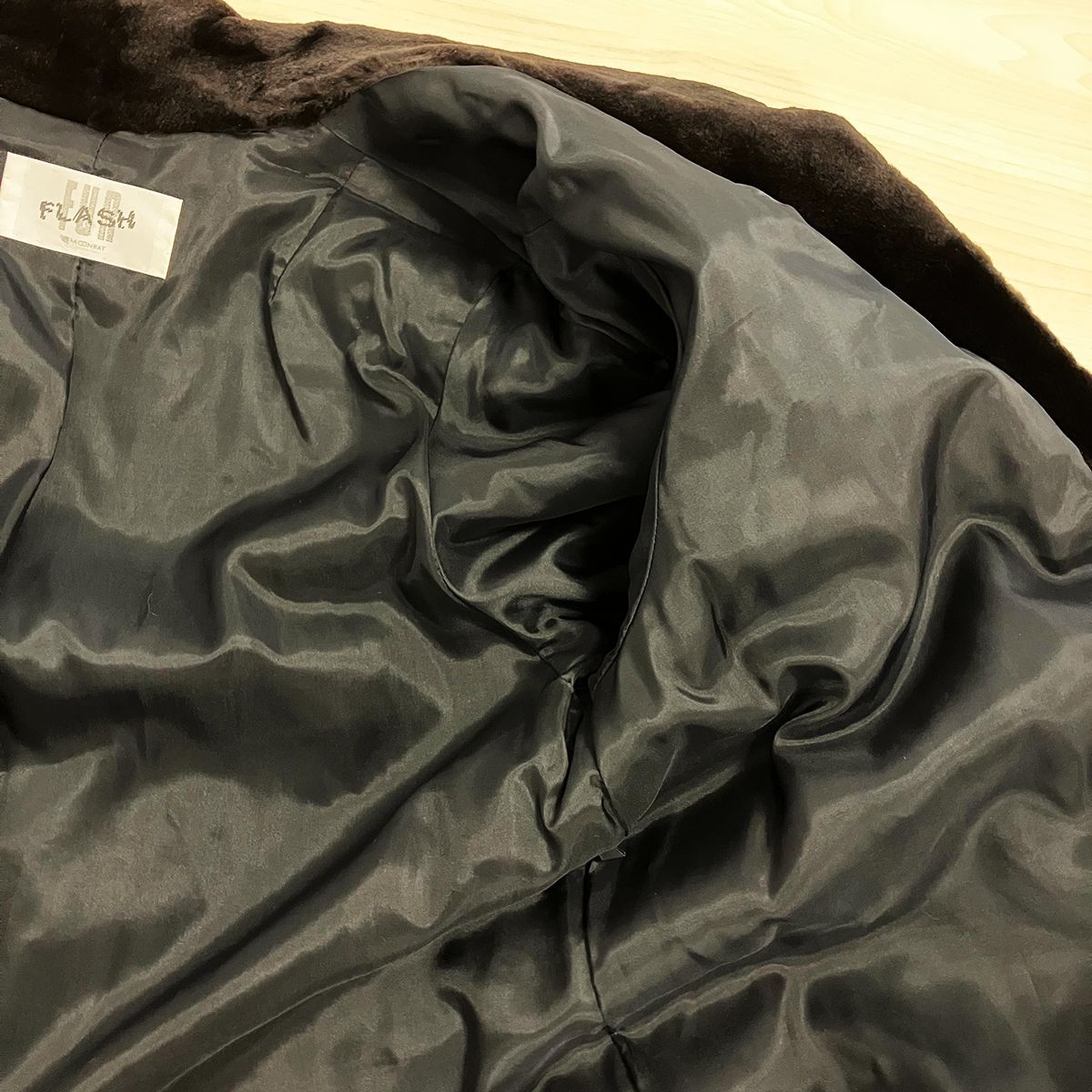 美品　ムーンバット　FLASH FUR シェアードミンクファーコート MOONBAT ムーンバット FLASH FUR フラッシュファー シェアードミンク