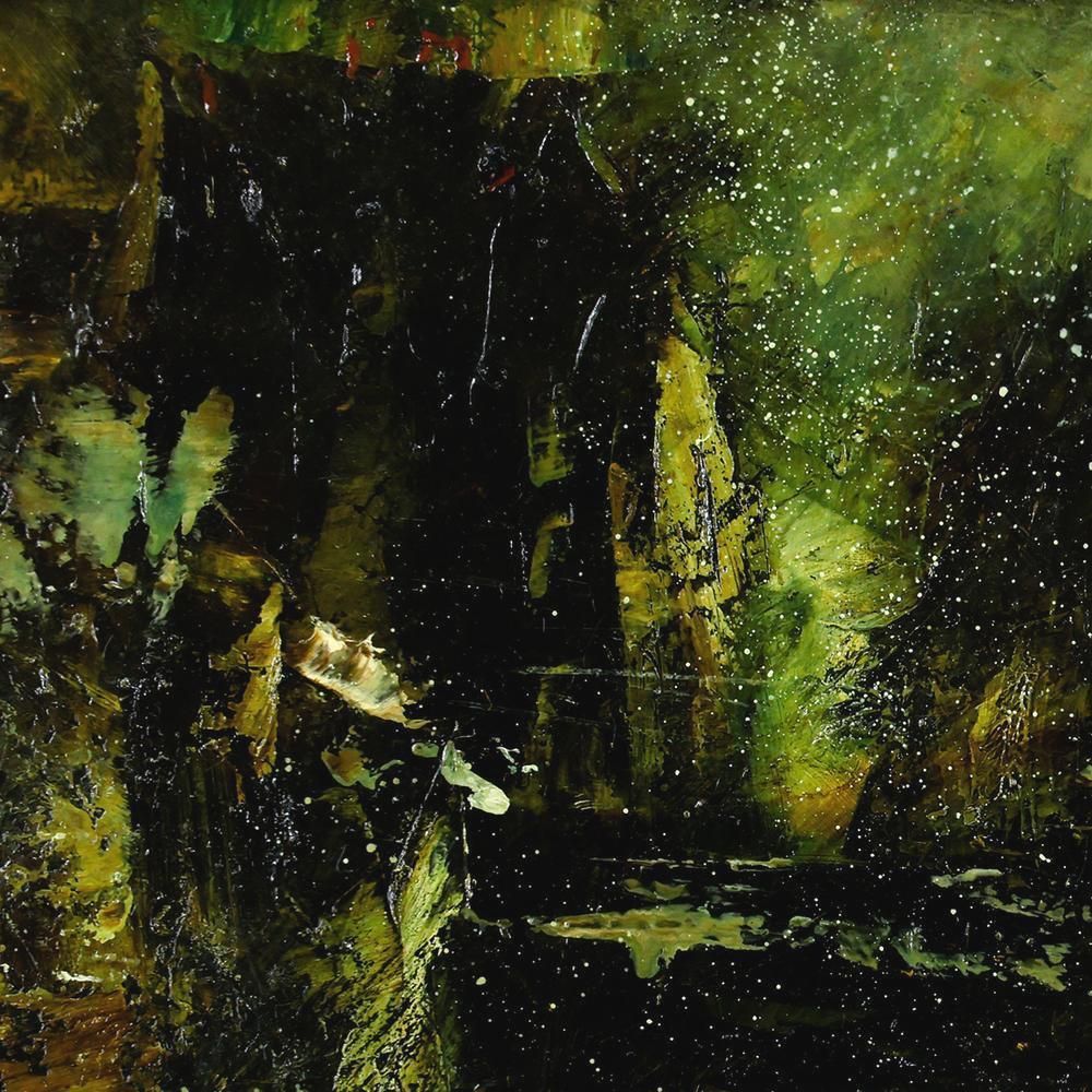 真作】【WISH】宮本豊蔵「ガードのある風景」油彩 8号 2005年個展出品