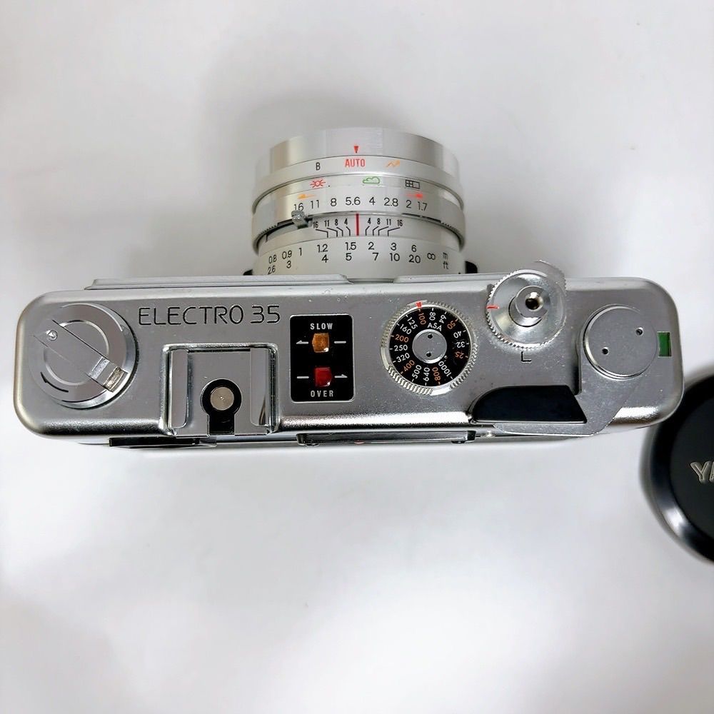 Yashica GSN フィルムカメラ 標準レンズ付き YASHICA ELECTRO 35 GSN フィルムカメラ レンズ付き（COLOR-YASHINON
