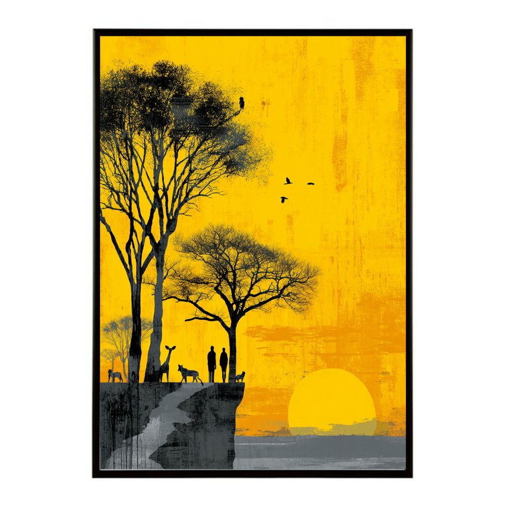 A2サイズ（約42x59cm）】【lm-poster-894】アフリカ サバンナ ポスター