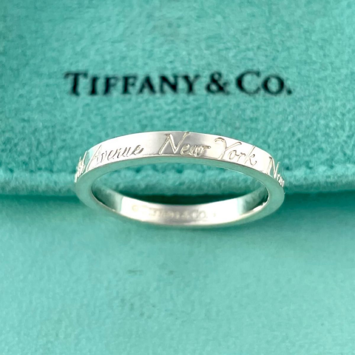 ティファニー 22号 ノーツ ナロー リング ニューヨーク YE 1 fe