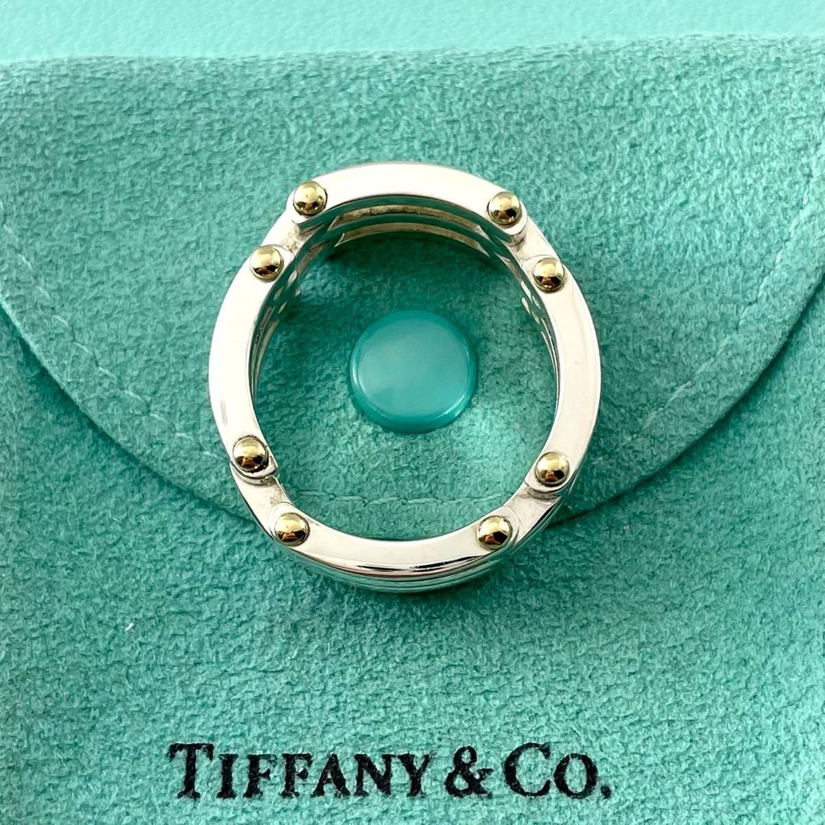  ティファニー 28号 ゲート リンク リング 925 750 XP 5 fe リング 指輪 アクセサリー