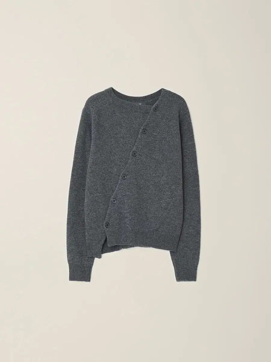 ee 2 WAY CARDIGAN GREY