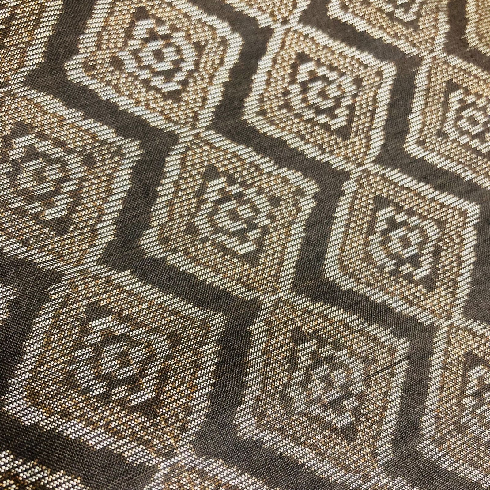 着物と帯オレンジ y226◾️アンティーク時代大島紬着物10点◾️龍郷