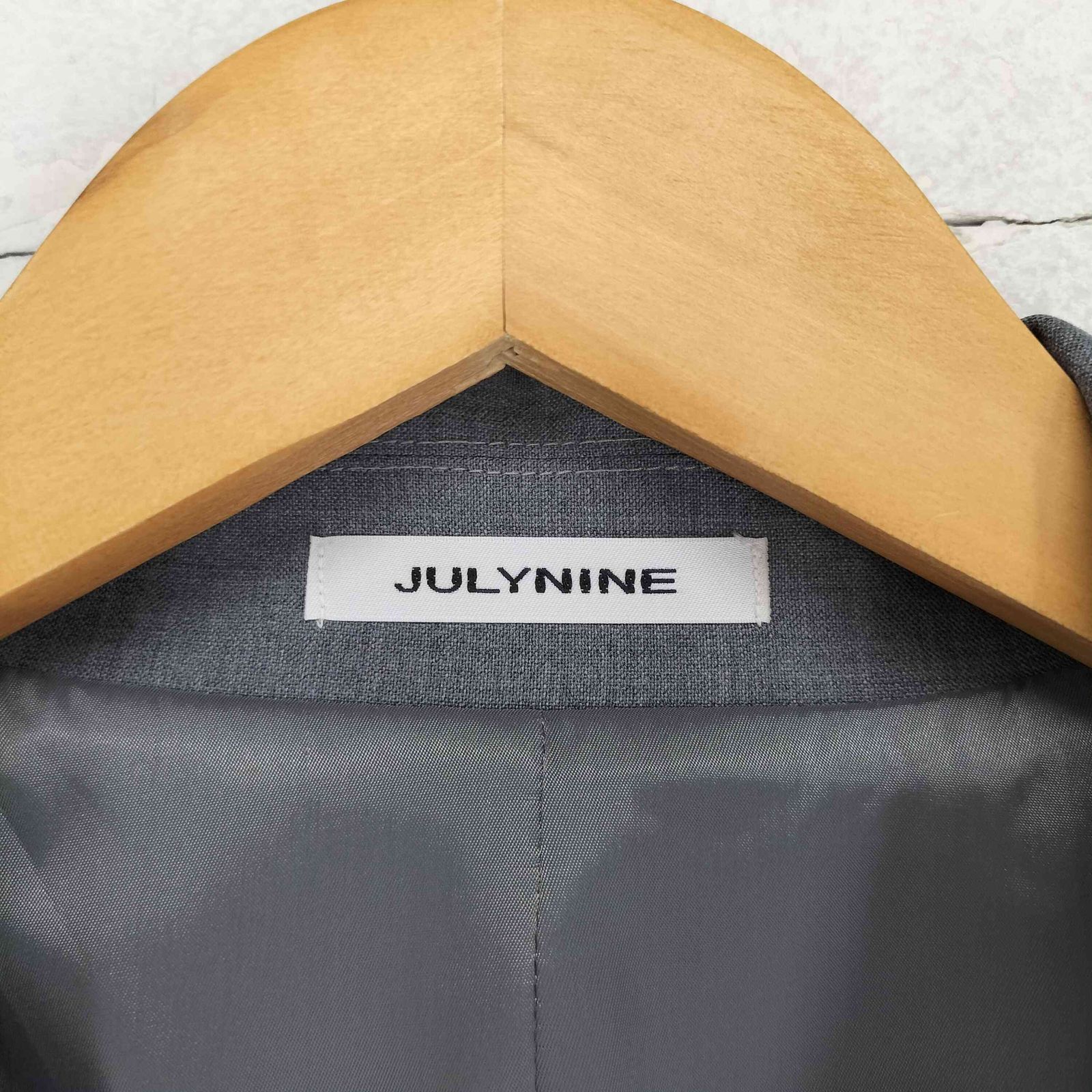 ジュライナイン JULY NINE 2Bテーラードジャケット レディース 36