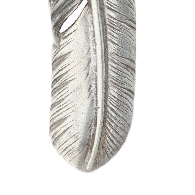 ゴローズ オールド上金特大フェザー 右向き ネックレストップ メンズ