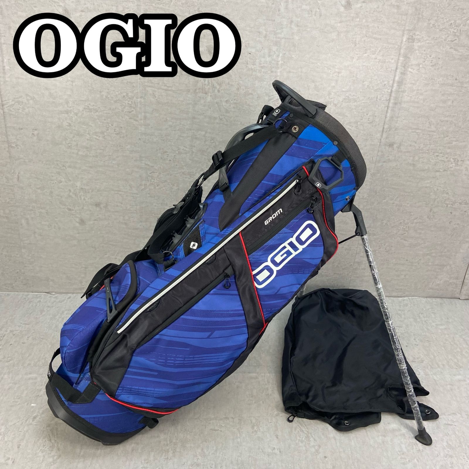 良品OGIO オジオ　GROM 希少14分割　軽量スタンド型キャディバッグ OGIO オジオ GROM スタンド式 キャディバッグ 14分割 - メルカリ