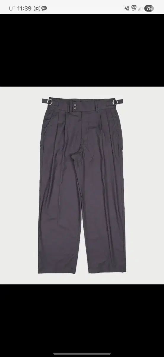 ANOTHER OFFICE アナザーオフィス サンティアゴ スラックス グラファイト 2 size