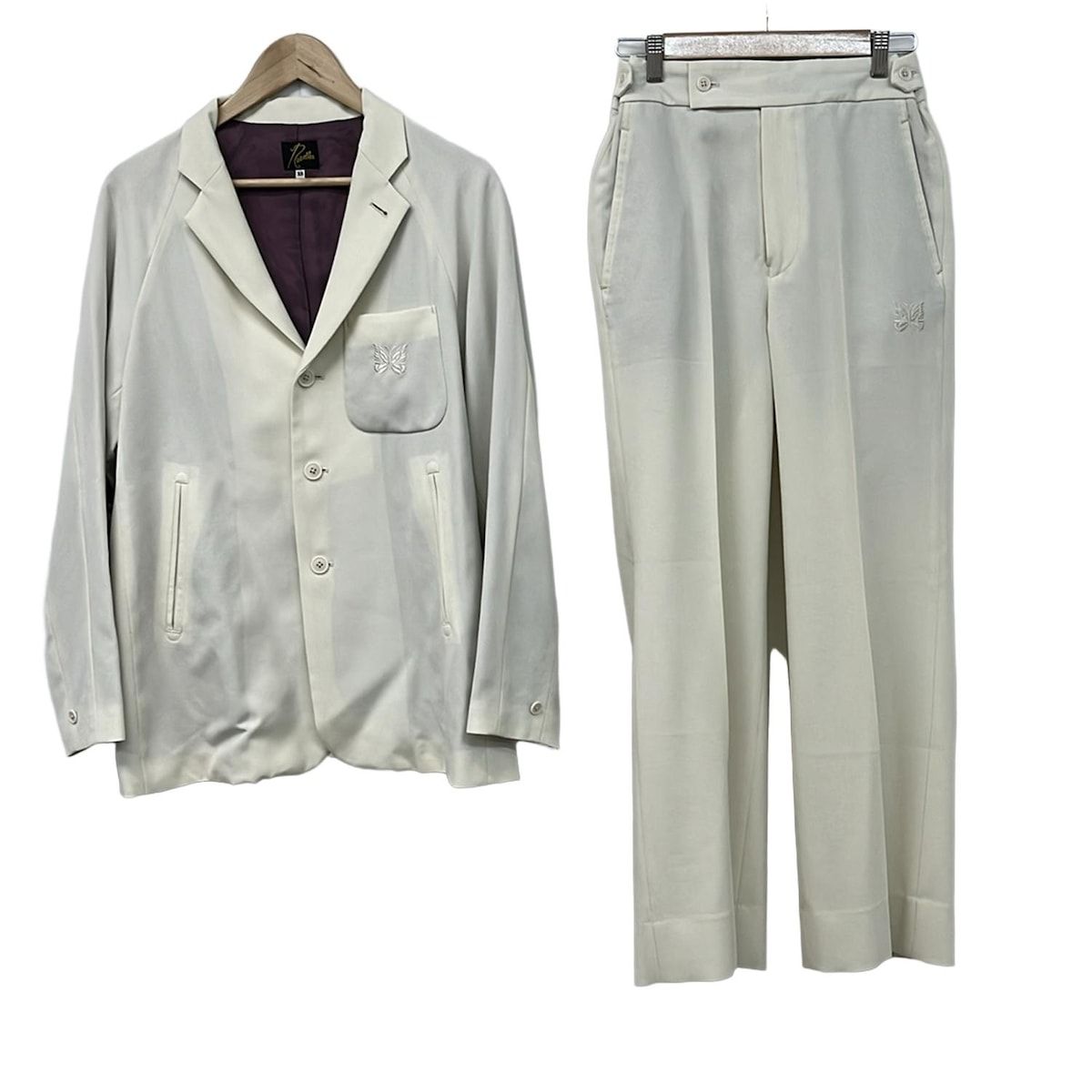 needles ニードルス シングルスーツ メンズ アイボリー