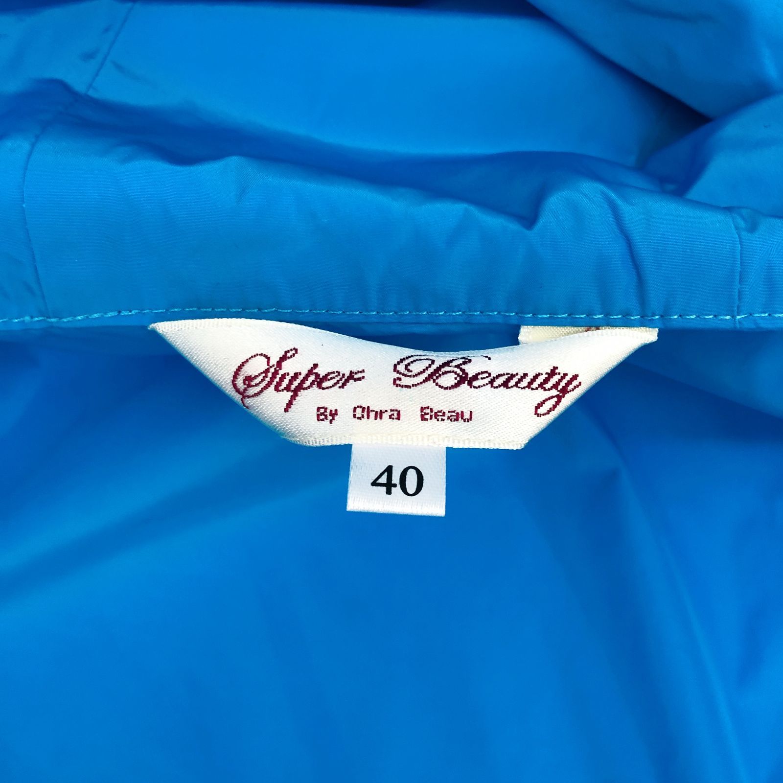 Super Beauty スーパービューティー スプリングコート ブルー 40