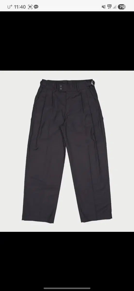 ANOTHER OFFICE サンティアゴ スラックス ブラック 2 size