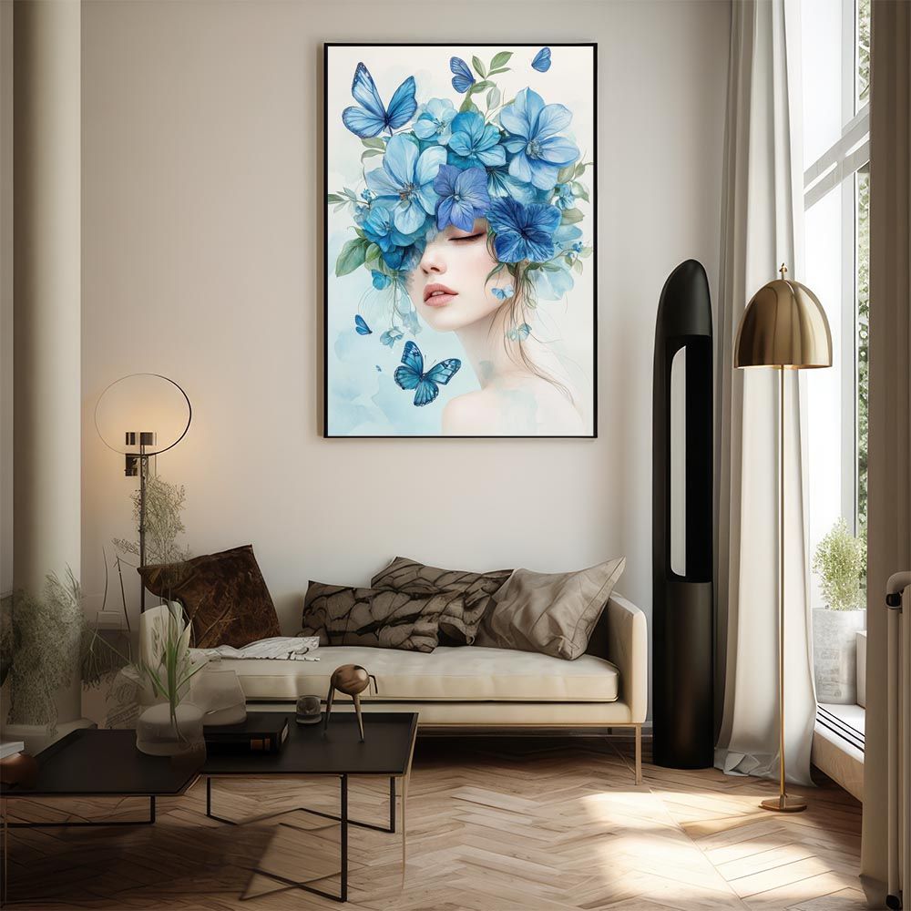 A1サイズ（約59x84cm）】【me-poster-53】アートフラワーレディ