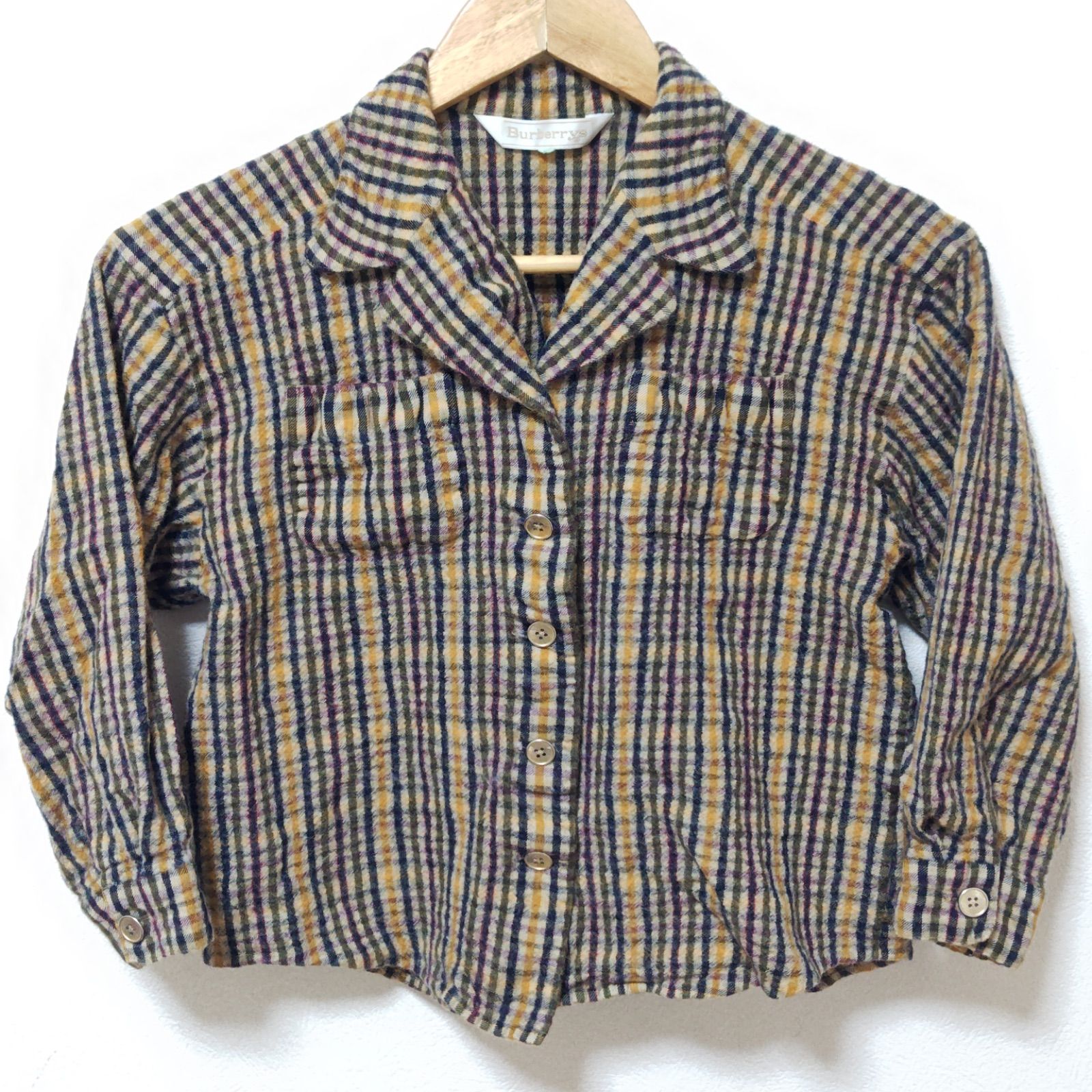 レトロで可愛い◎【Burberrys】バーバリー 長袖シャツ トップス