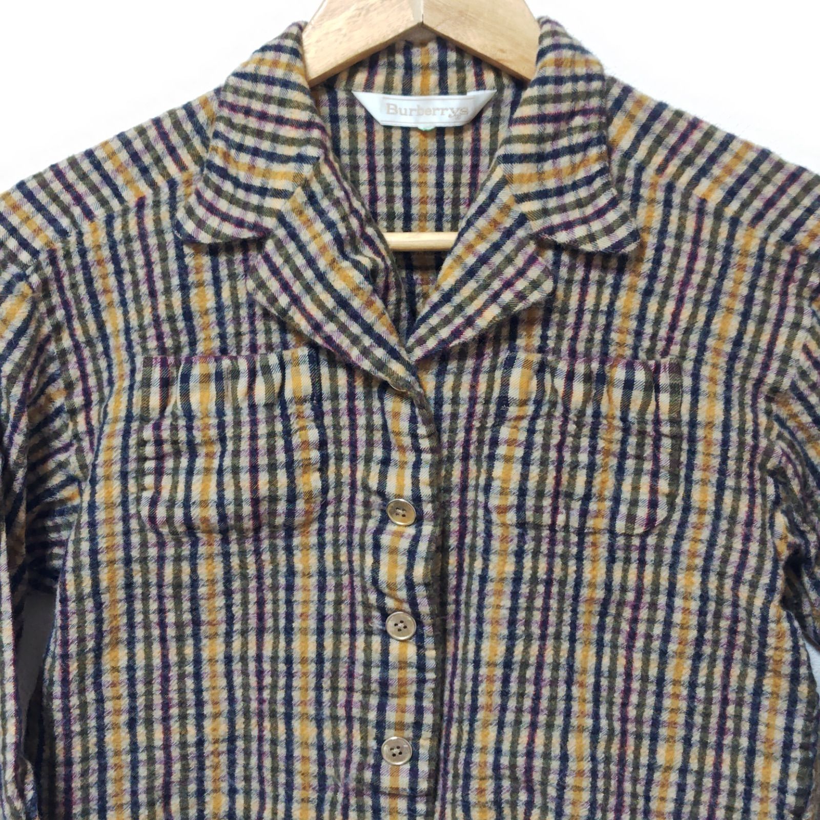 レトロで可愛い◎【Burberrys】バーバリー 長袖シャツ トップス 