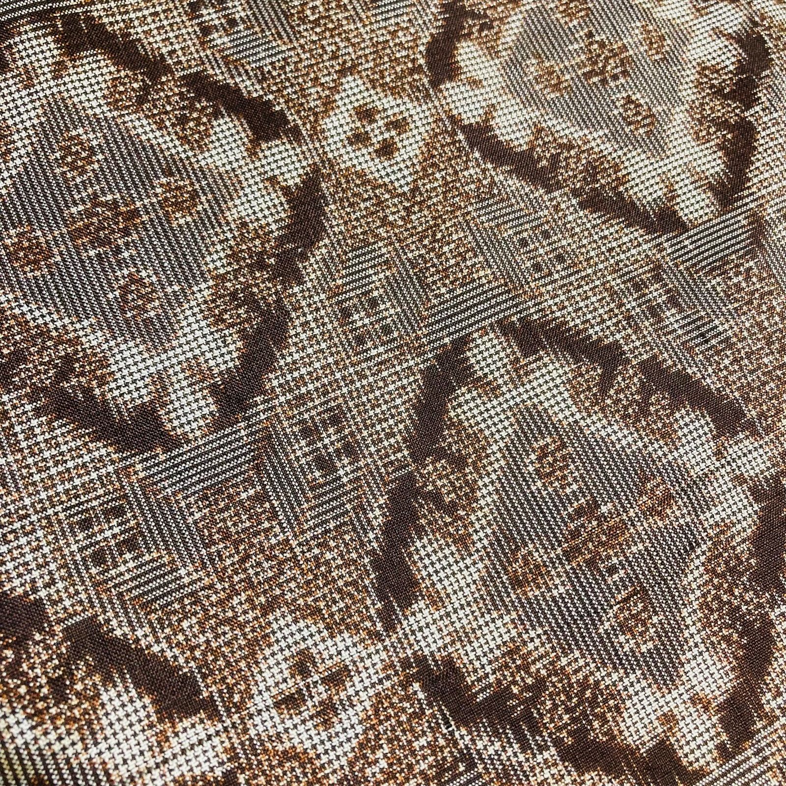 着物と帯オレンジ y227◾️アンティーク時代大島紬着物10点◾️龍郷調