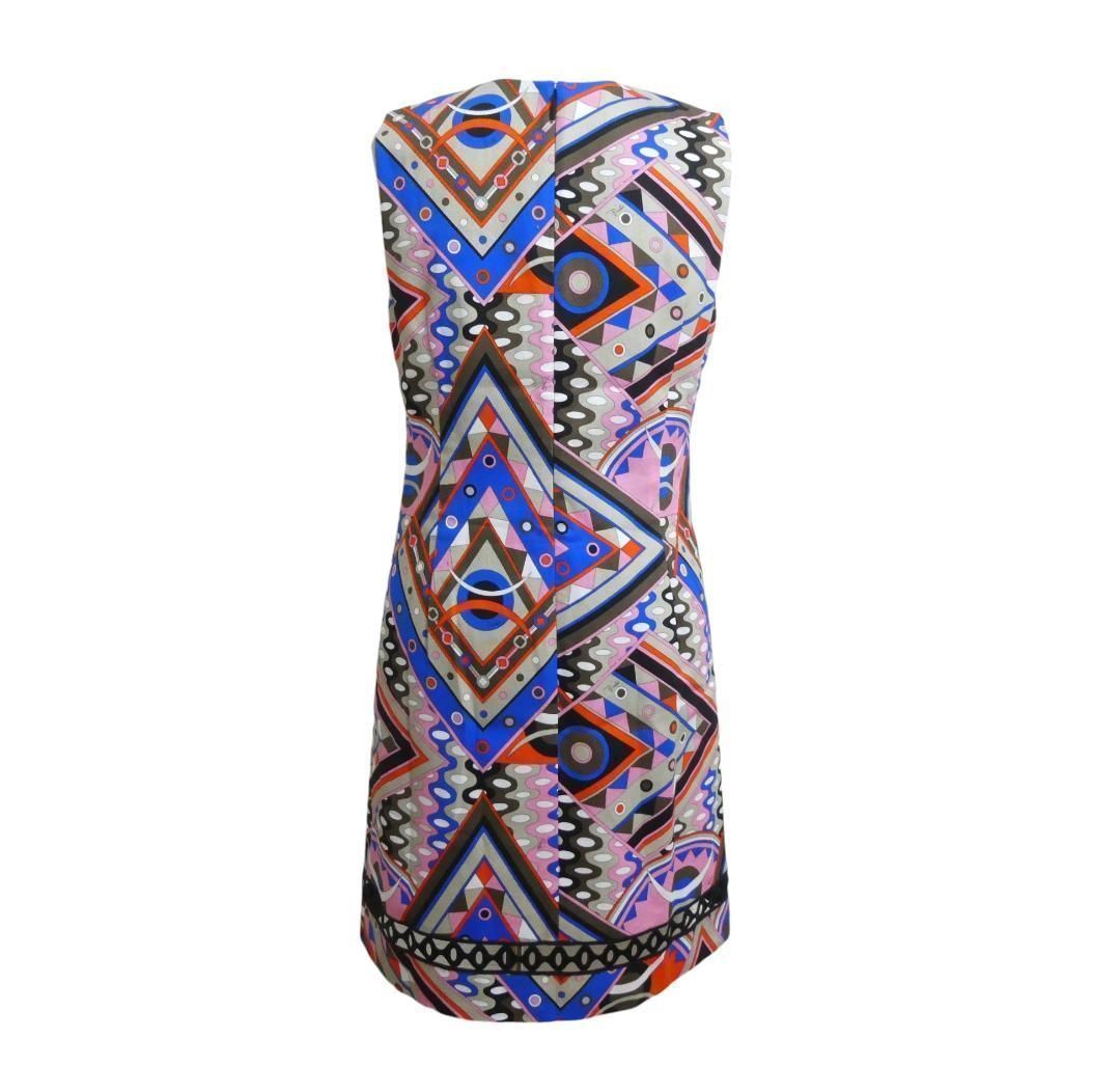 未使用 タグ付き EMILIO PUCCI エミリオプッチ ドレス ワンピース エミリオ プッチ EMILIO PUCCI シルク ワンピース・チュニック □高級