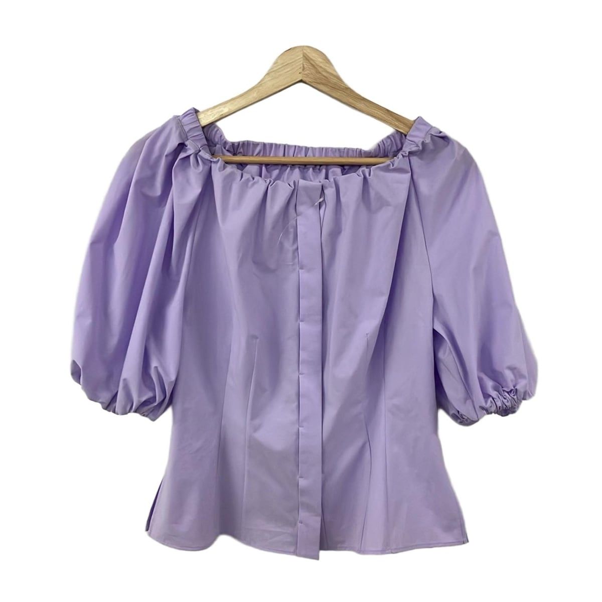 EPOCA(エポカ) 半袖シャツブラウス サイズ40 M レディース - パープル