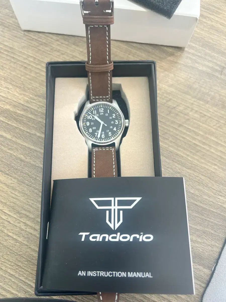 Tandorio 39 mm パイロット オートマティック ウォッチ