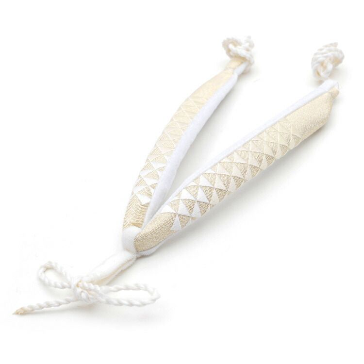 鼻緒 襟の衿秀 正絹 金 ゴールド 鱗柄 ウロコ 刺繍 オーダー 和装小物 草履 花緒 着物 挿げ hanao 00002