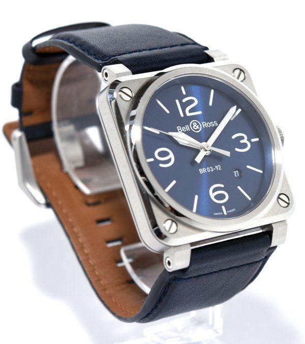 Bell Ross ベル＆ロス BR 0392 BLU ST SCA BLUE STEEL 自動巻き メンズ