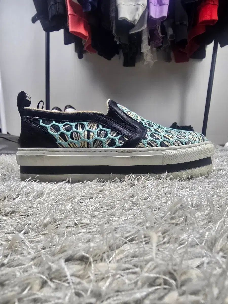 MSGM スリッポン フラットフォーム スニーカー