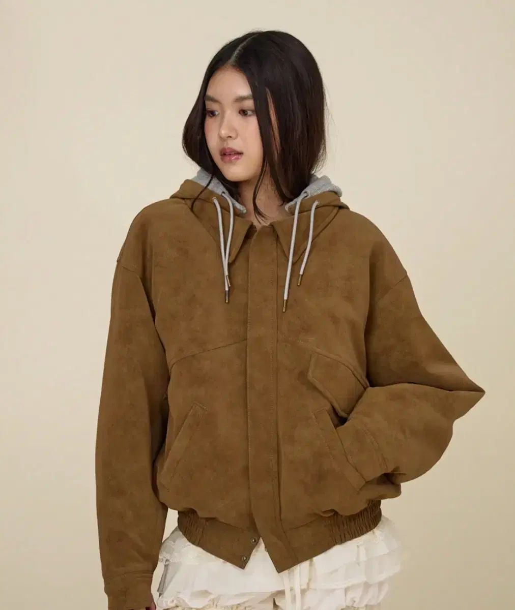 GLOWNY グロウニー アーバンスウェードアウター ブラウン