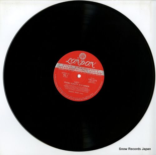 レコード】パスカル・ロジェ リスト：ピアノ・ソナタロ短調／マゼッパ