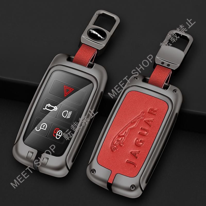 特価人気商品☆ジャガー JAGUAR☆深錆色/レッド☆キーケース 車用 TPU