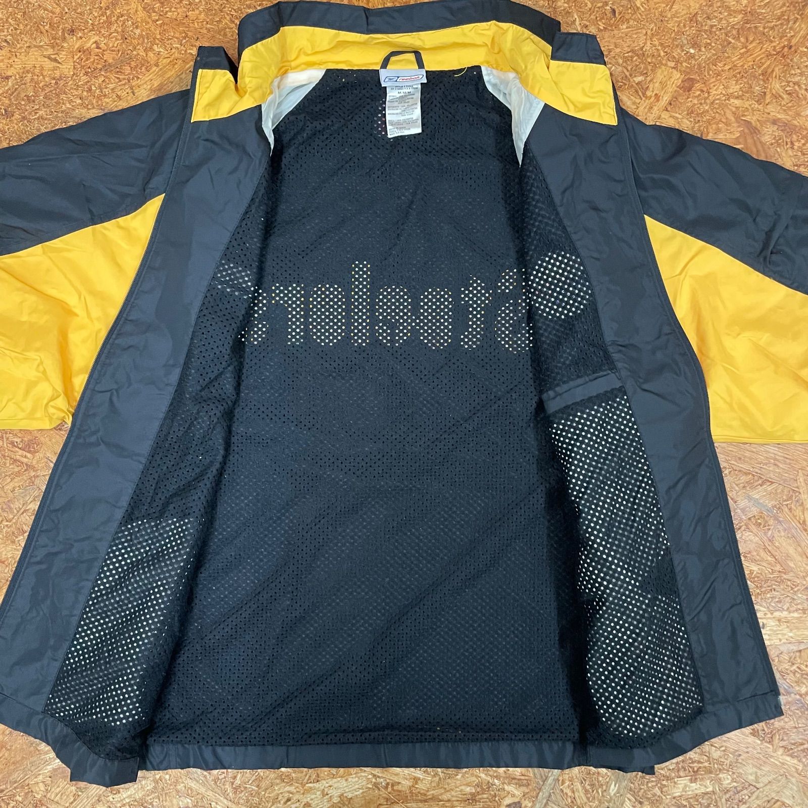 NFL オフィシャル Reebok PITTS BURGH STEELERS ナイロンジャケット M 