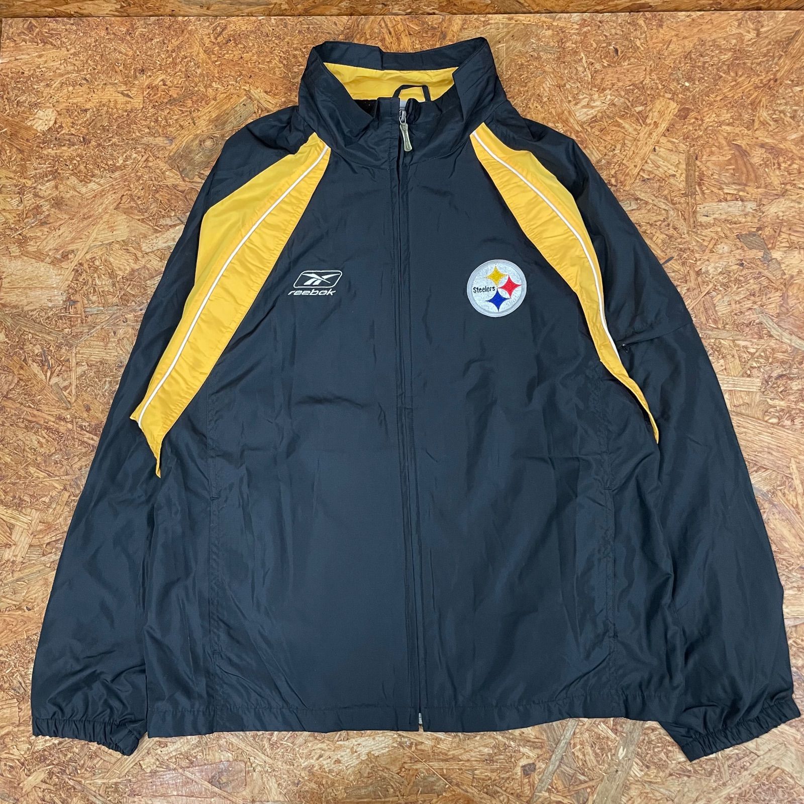 NFL スティーラーズ 古着 ナイロンジャケット Pittsburgh Steelers