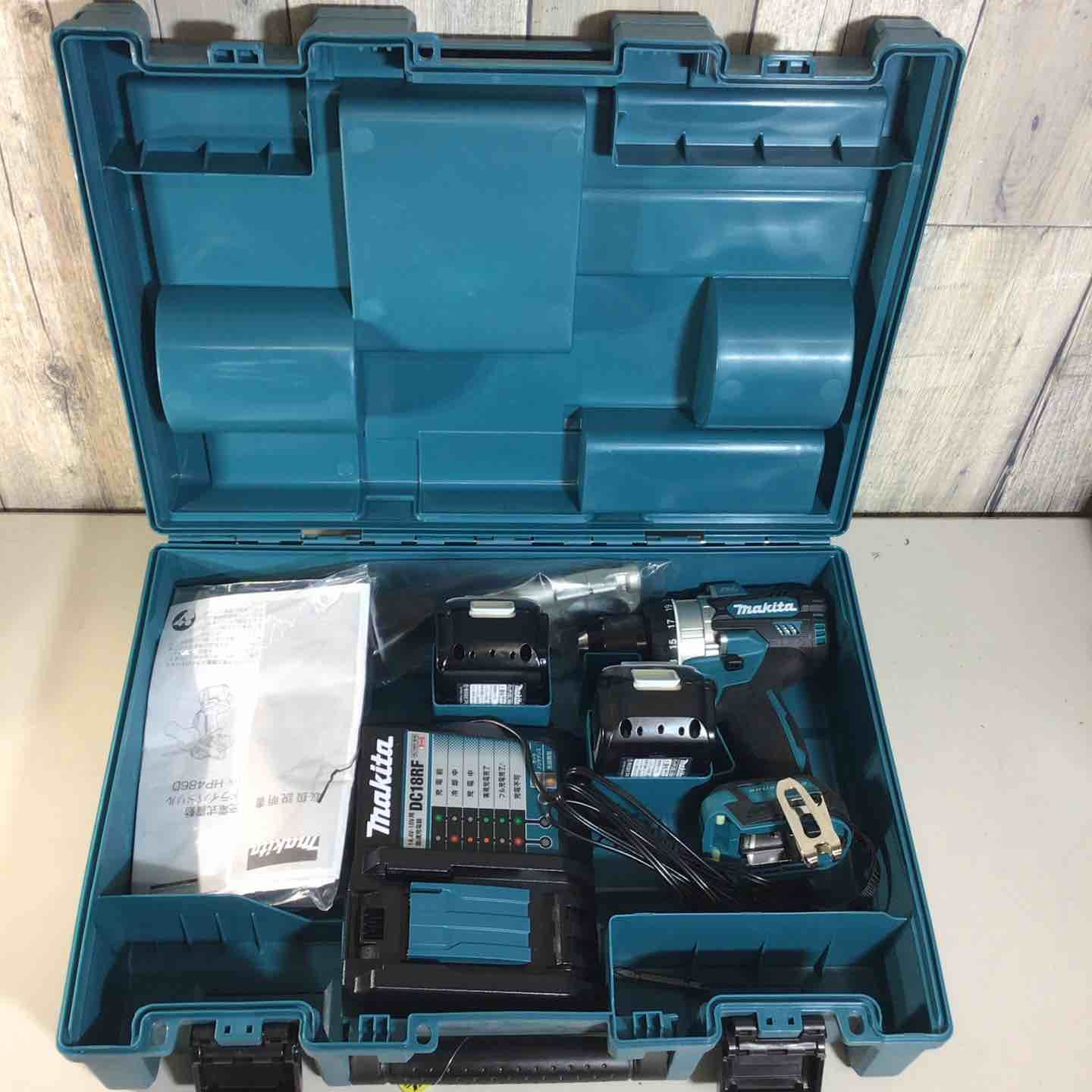 ♥品 マキタ makita コードレス 振動 ドリルドライバー フルセット ドリドラ 充電式 18 V