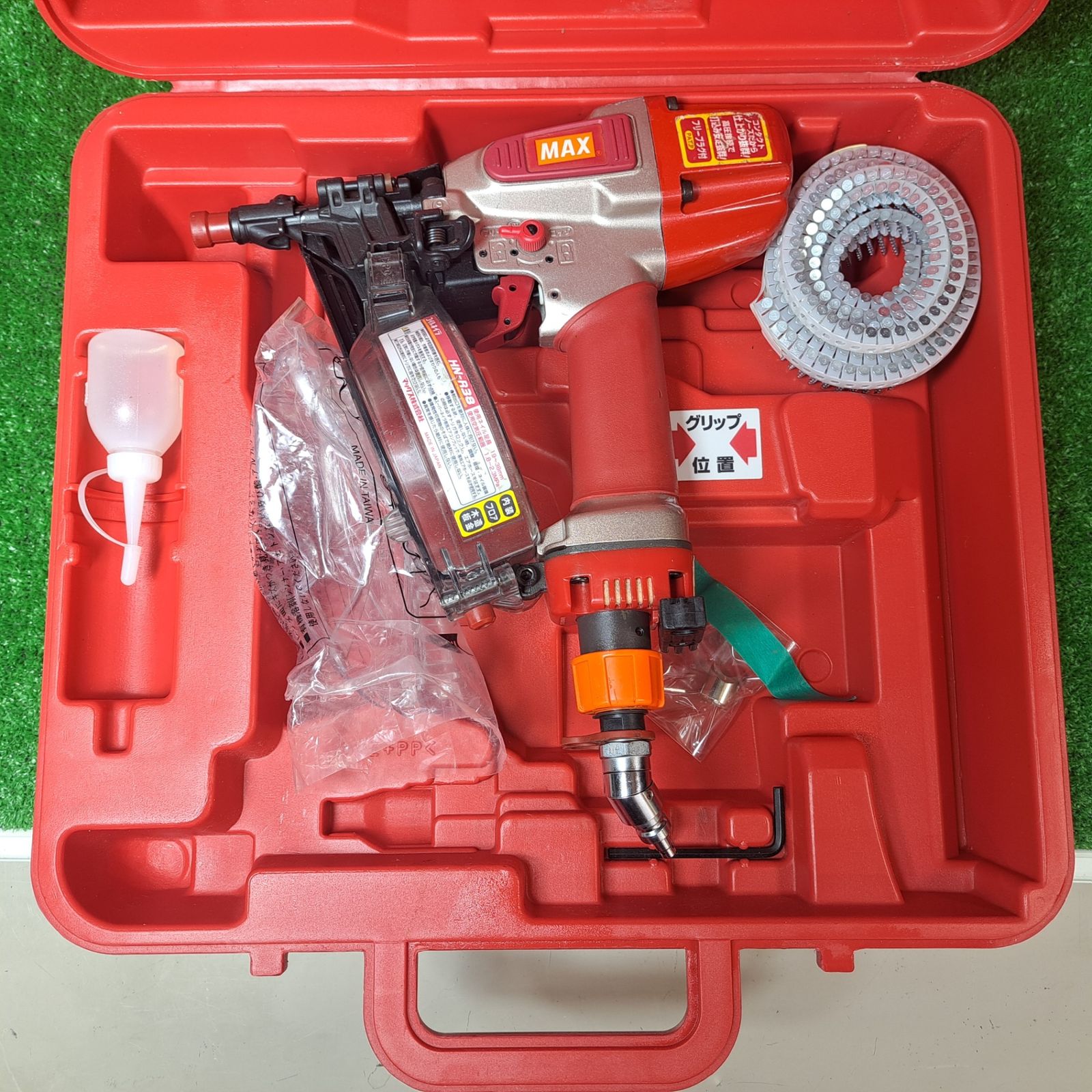 マックス MAX 高圧エア釘打ち機 HN R 38