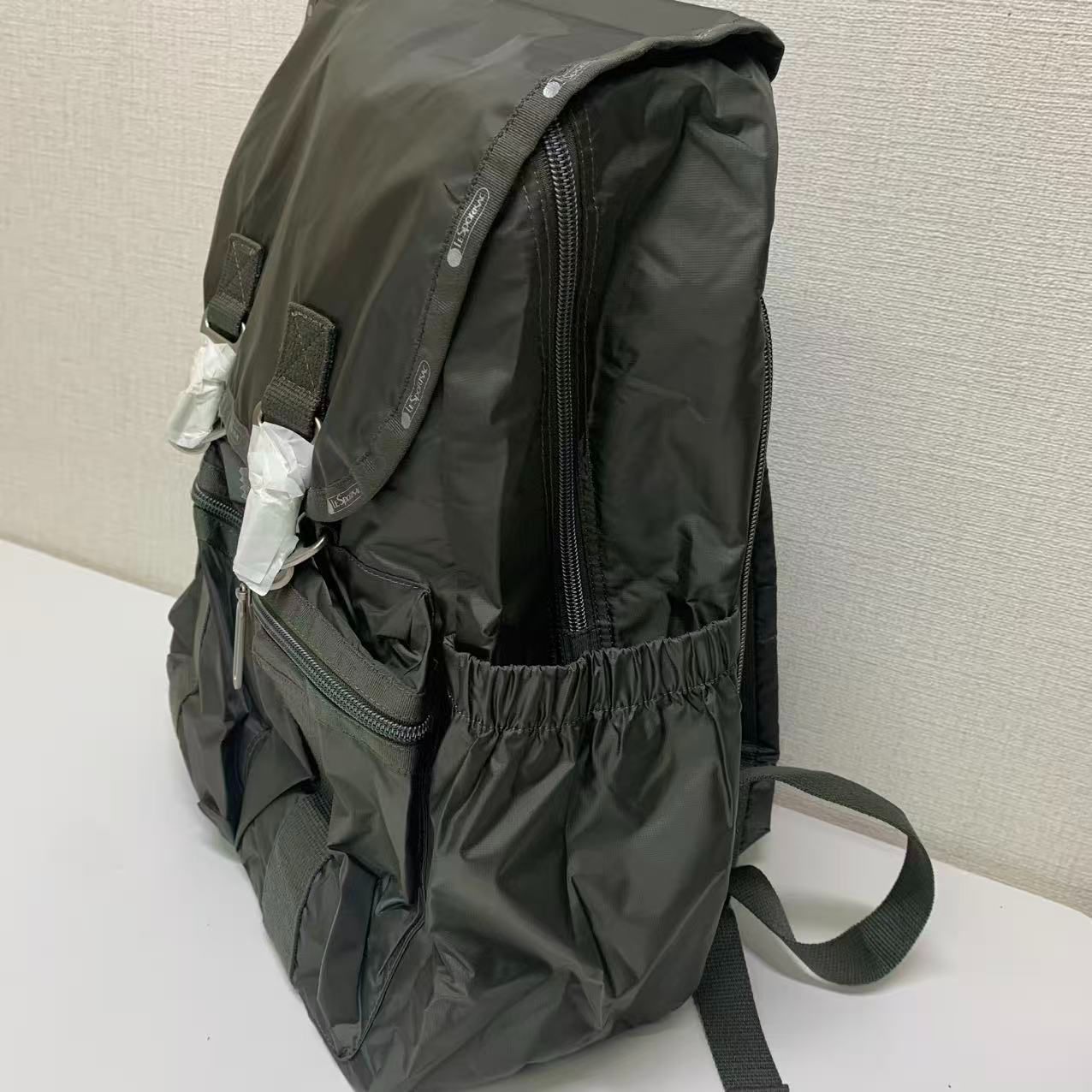 レスポートサック 大草直子 コラボ リュック カーキ - メルカリ