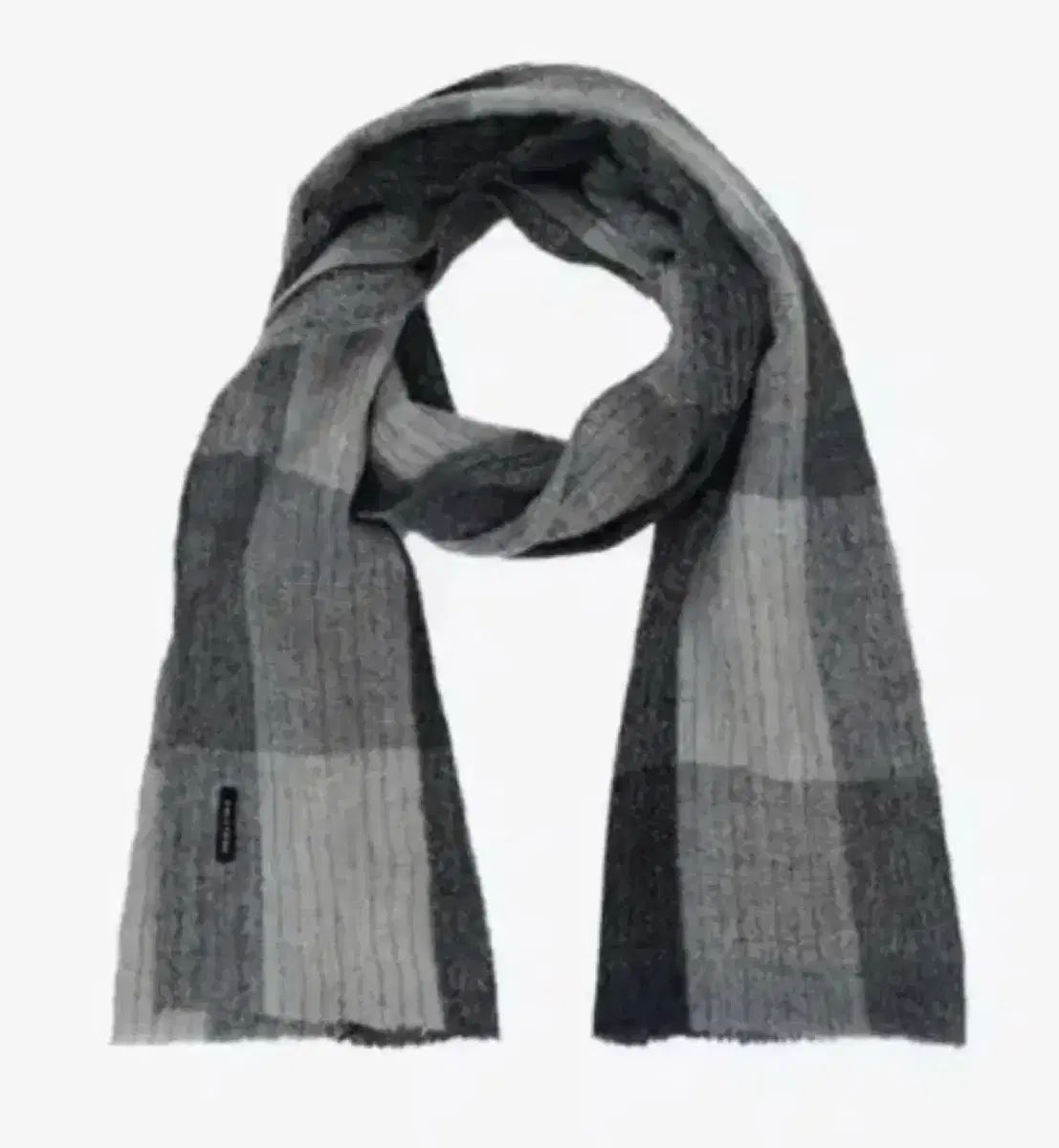 ポリテル ミール リング ウール マフラー ネイビー ジャパニーズウール