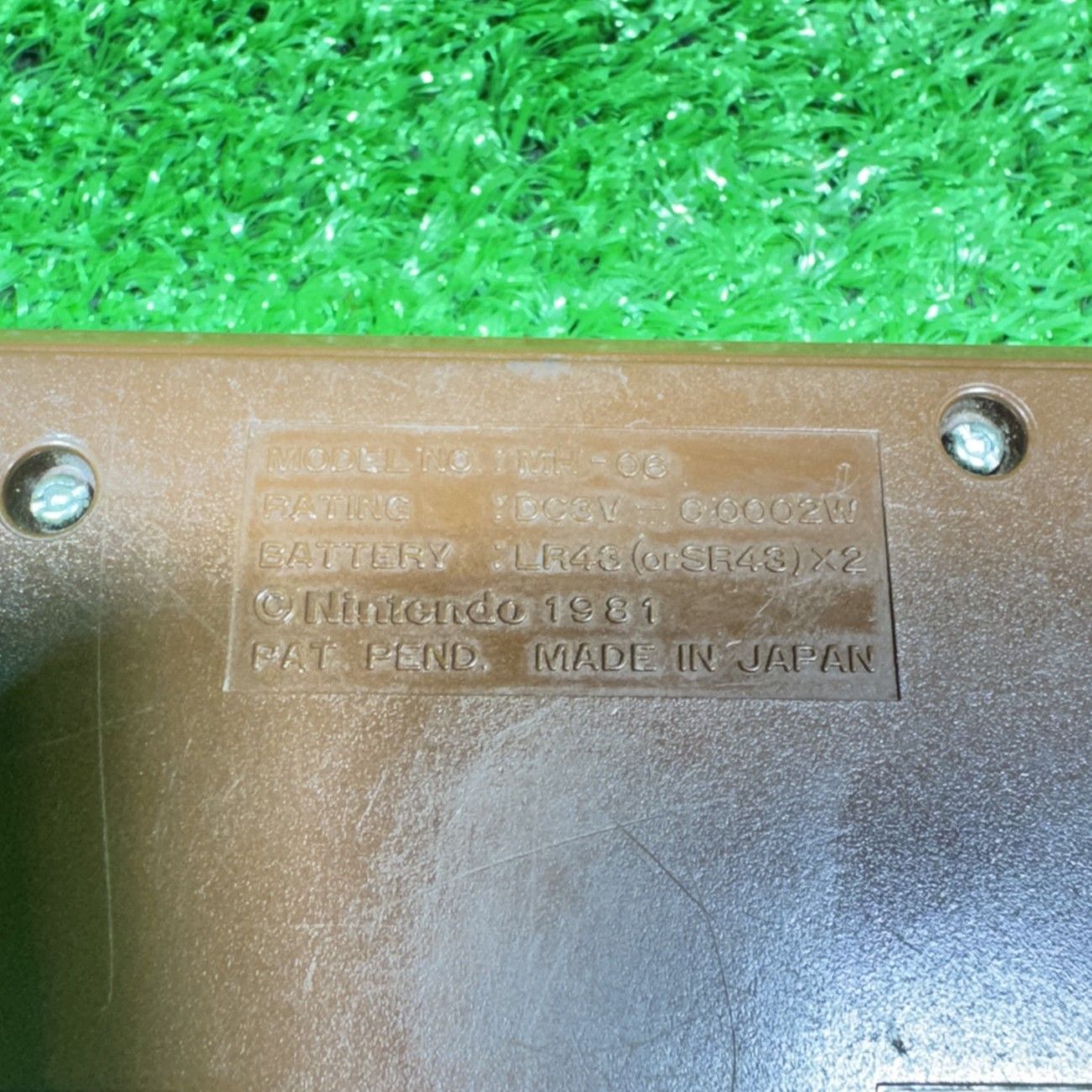 ジャンク】任天堂 ゲーム&ウォッチ マンホール MH-06 液晶接触不良