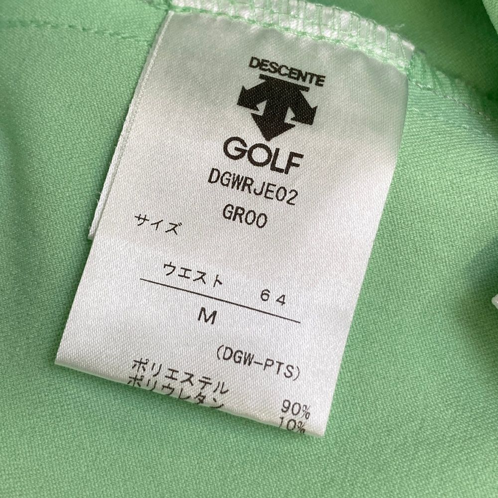 サイズ：M DESCENTE GOLF デサントゴルフ プリーツスカート グリーン系