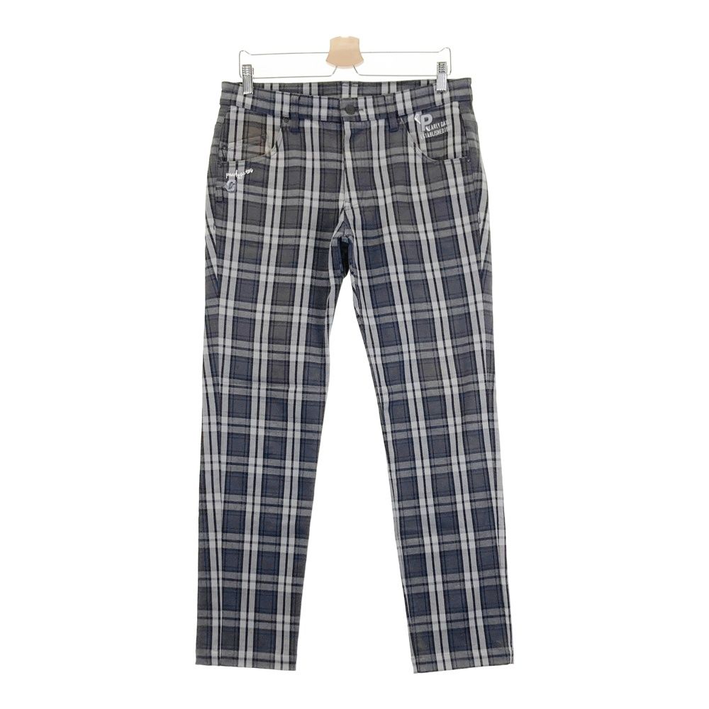 サイズ 5 PEARLY GATES パーリーゲイツ 2025年モデル ストレッチパンツ チェック柄 グレー系 ゴルフウェア メンズ ストスト