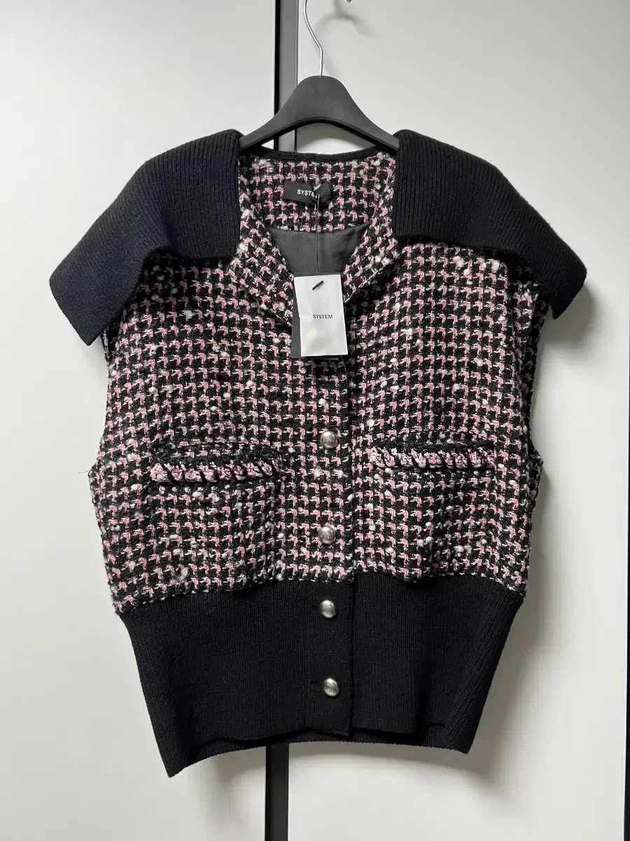 システム ツイード ベスト ジャケット