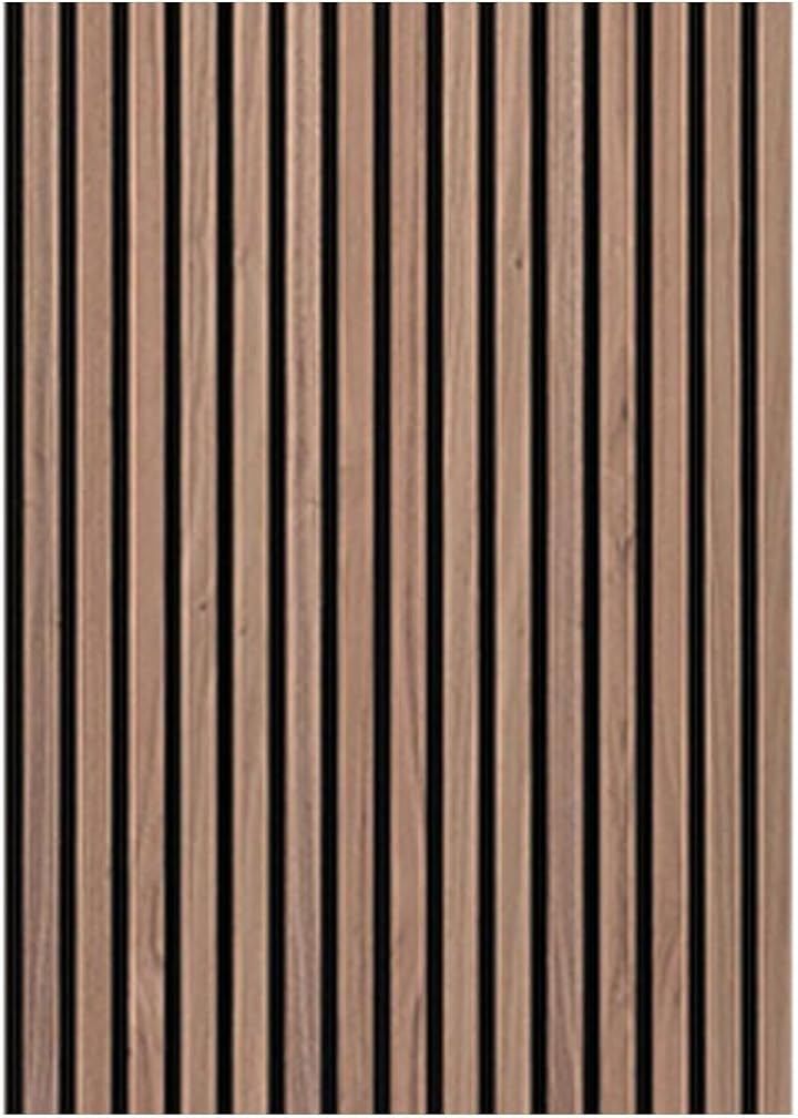 Easmostend 吸音パネル ウッドパネル 吸音材 防音パネル 木製 吸音ボード 遮音シート 吸音シート 防音ボード 騒音対策 木目調 おしゃれ 楽器演奏 装飾性 ウォールナット 600 x 800 21 mm