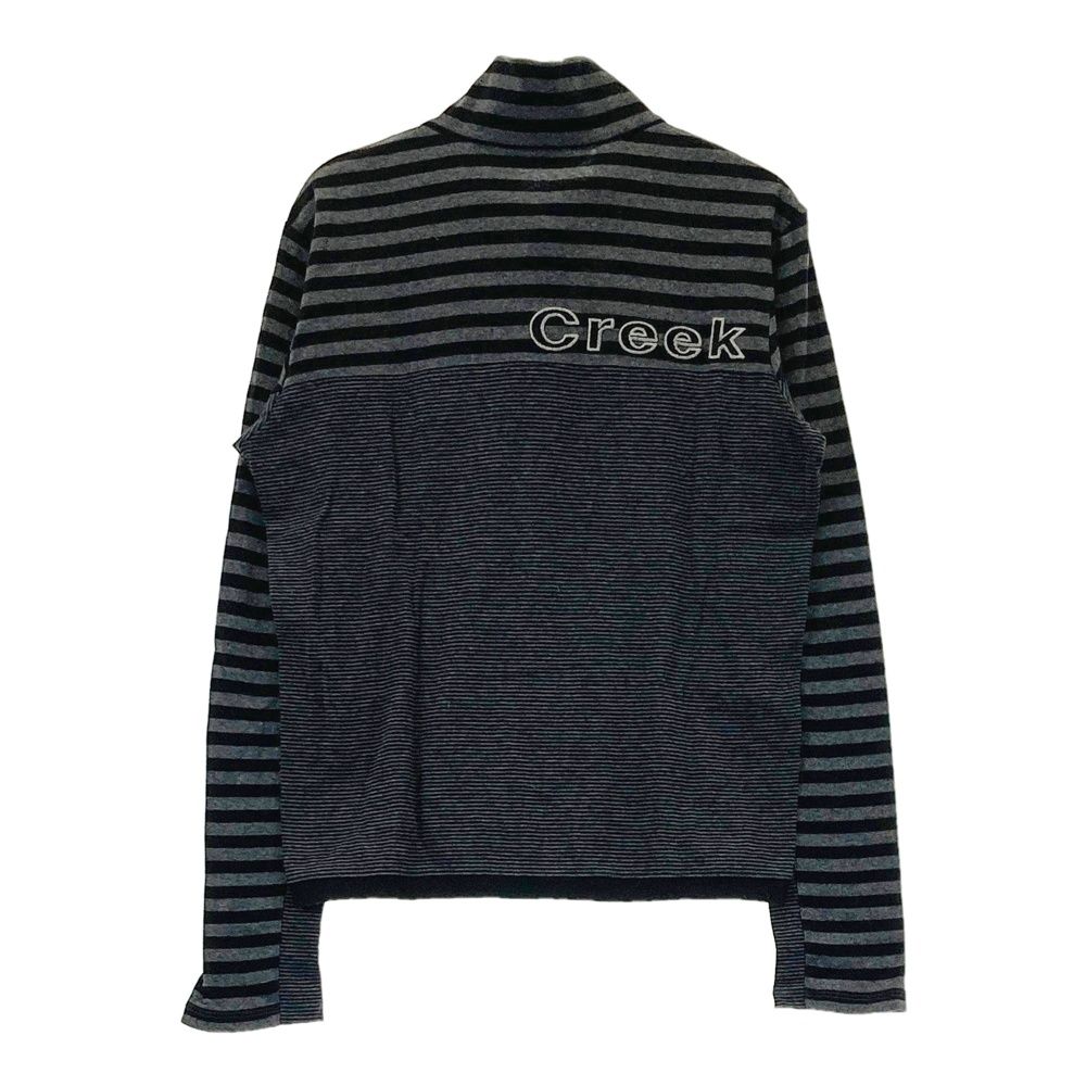 美品【Heal Creekヒールクリーク】ライン長袖ニットポロ 40 美品【Heal