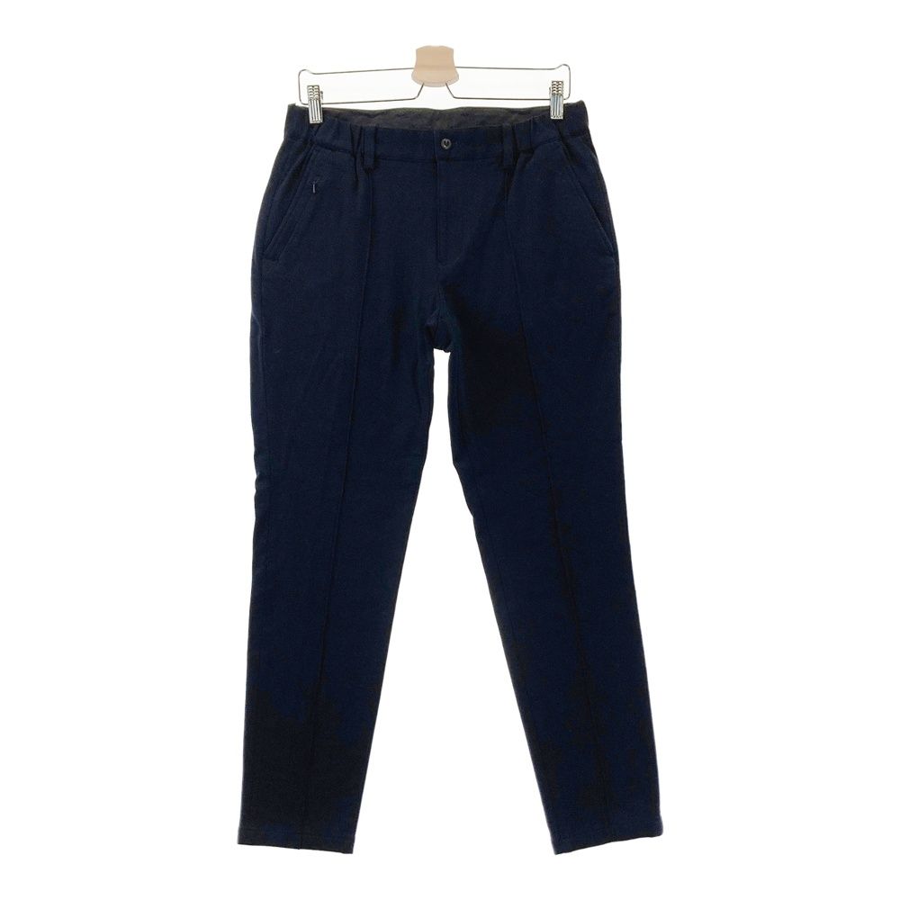 サイズ 48 BEAMS GOLF ビームスゴルフ 裏起毛 ストレッチパンツ ネイビー系 ゴルフウェア メンズ ストスト