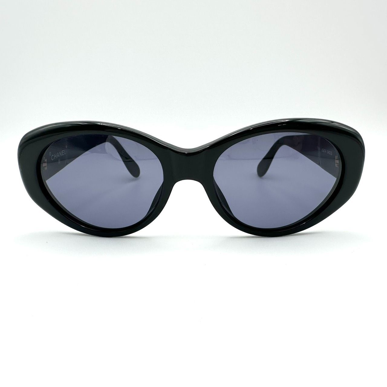 CHANEL シャネル サングラス 05974 94305 ココマーク ケース付き ブラック ゴールド レディース フ2601