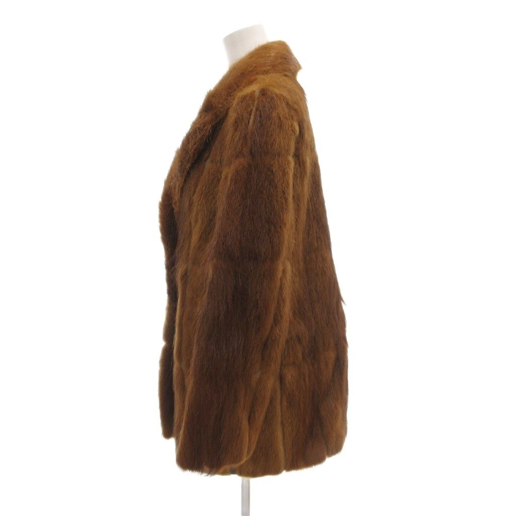 エンバ EMBA ファーコート 11 毛皮 ヌートリアファー ミドル ハーフ丈