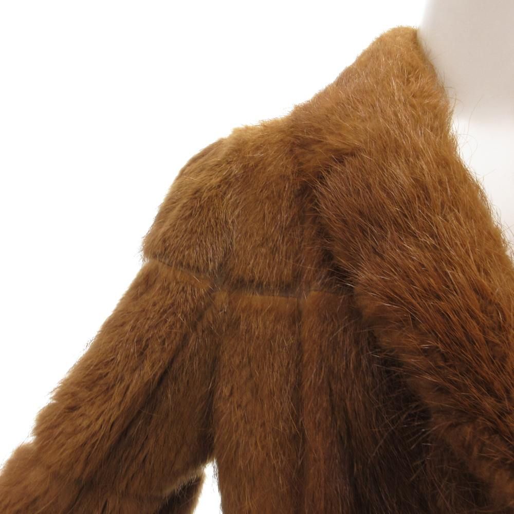 エンバ EMBA ファーコート 11 毛皮 ヌートリアファー ミドル ハーフ丈