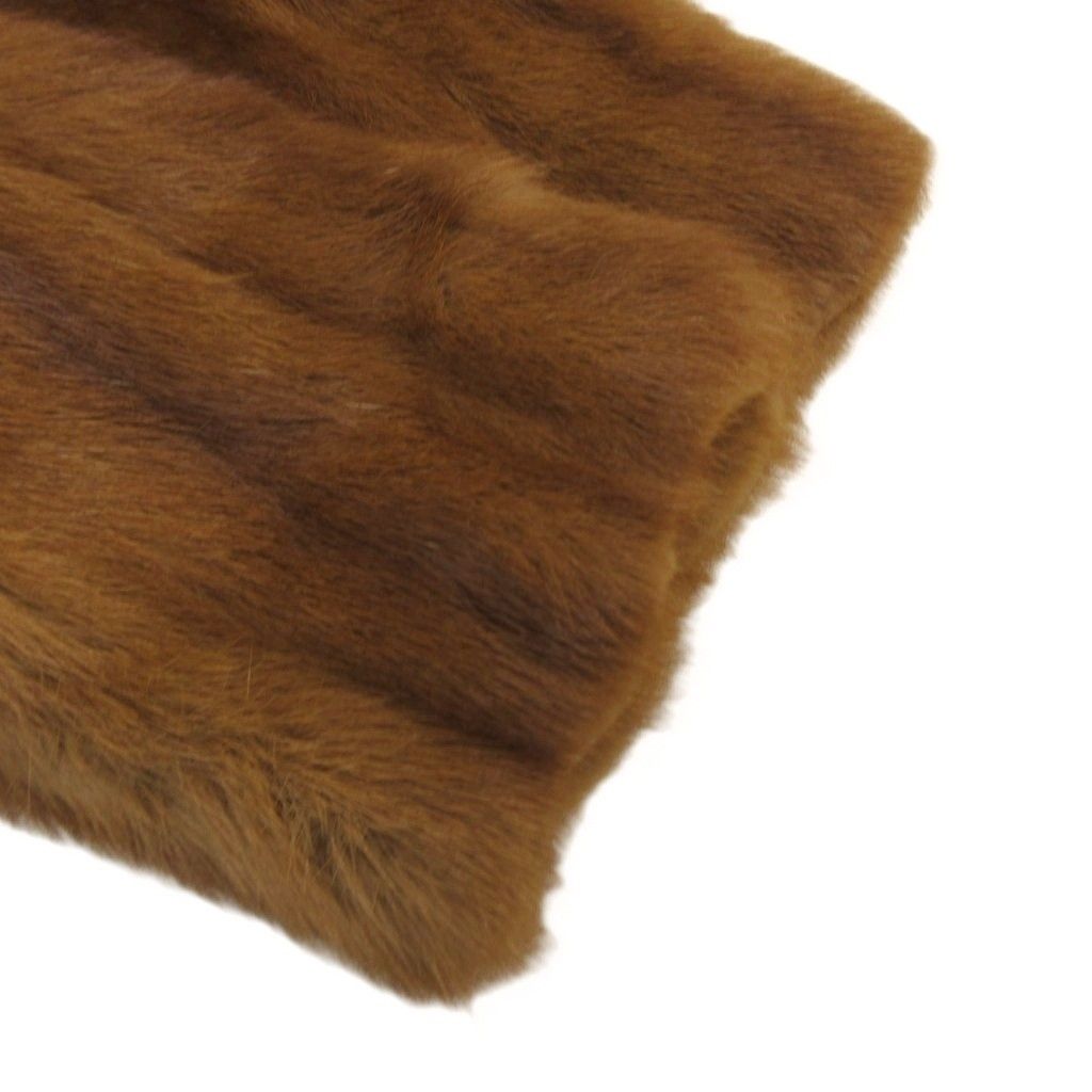 ミンクファー コート 毛皮 9 茶 ブラウン /FF □GY13 - メルカリ