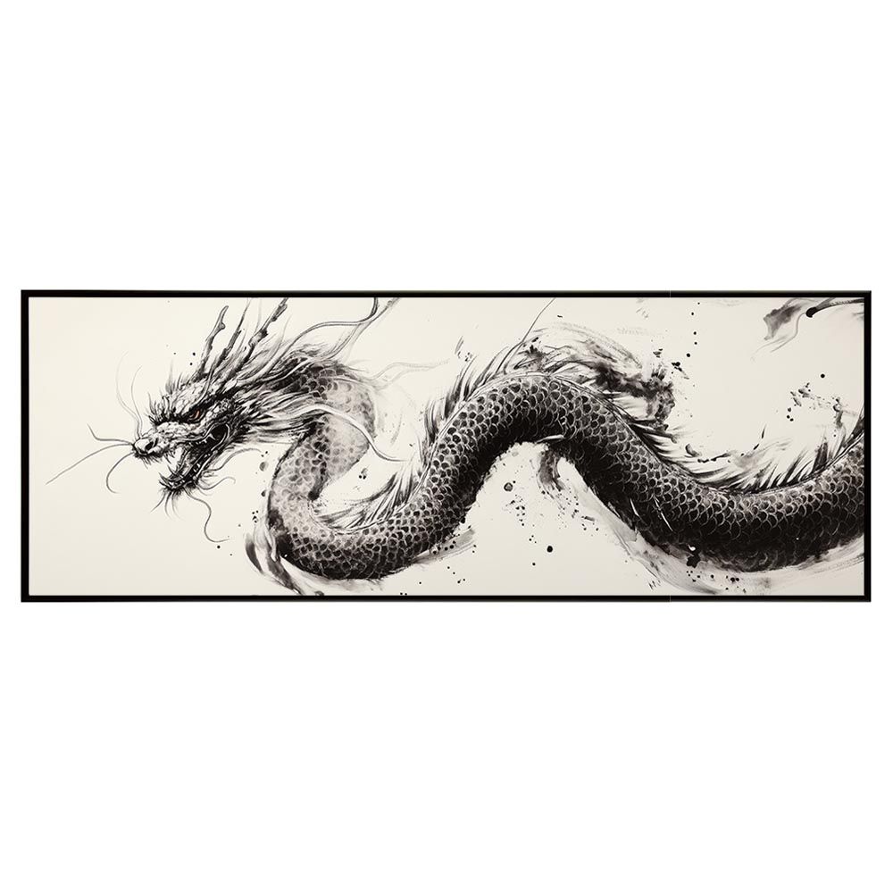 A2サイズ（約42x59cm）】【pn-poster-18】龍神 ドラゴン 辰 開運 金運