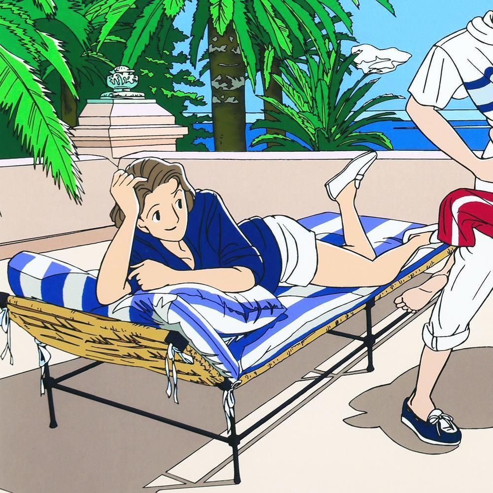 真作】【WISH】わたせせいぞう「Let's Join It !」シルクスクリーン 8