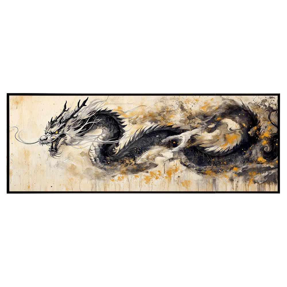 B3サイズ（約36x51cm）】【pn-poster-35】龍神 ドラゴン 辰 開運 金運