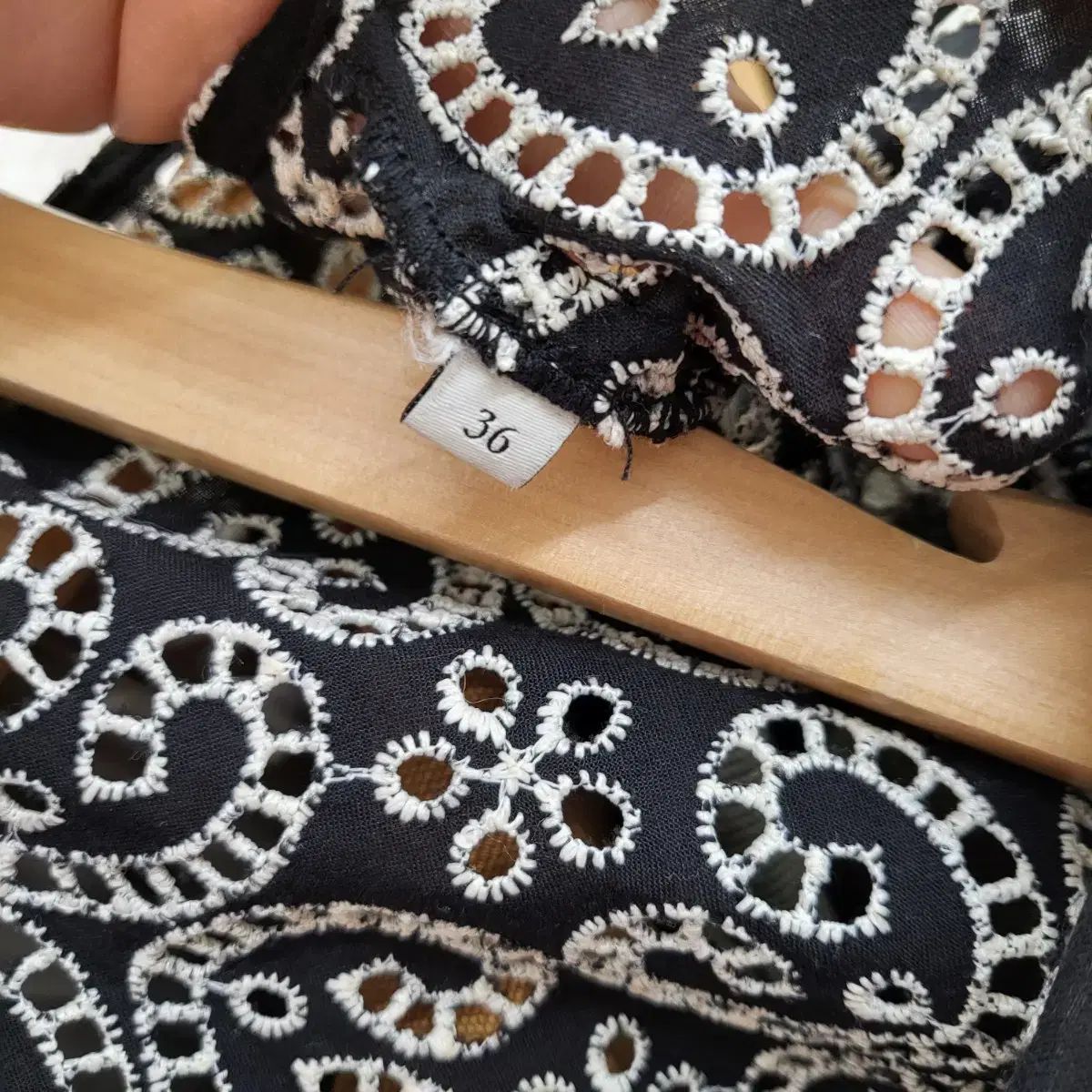  サンドロ ショート ギピュール ワンピース 長袖 七分袖 ミニワンピース