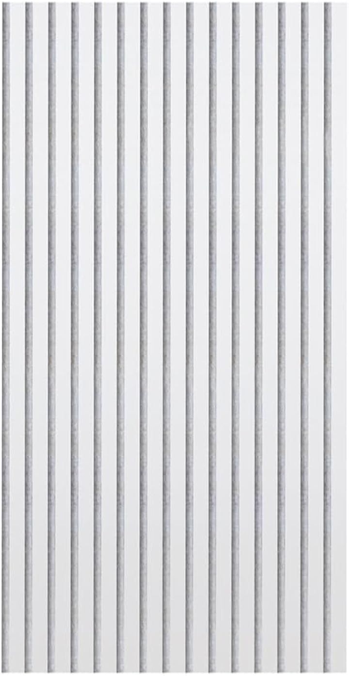 Easmostend 吸音パネル ウッドパネル 吸音材 防音パネル 木製 吸音ボード 遮音シート 吸音シート 防音ボード 騒音対策 木目調 おしゃれ 楽器演奏 装飾性 ホワイト 600 x 1200 21 mm